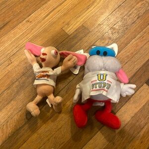 Vintage Dakin 1992 Ren And Stimpy Nickelodeon Plush